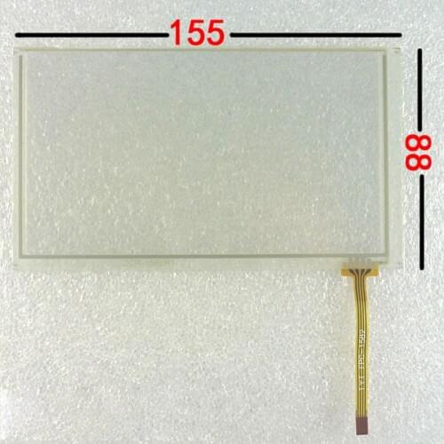 New 6.2 inch touch screen 155*88 on-board DVD touch screen hsd062idw1 a00 a02