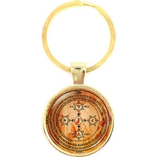 New Flower Of Life Dazzling Kaleidoscope Mandala Jewelry Geometric Floral Art Print Mandala Art Key Chains OM Yoga Accessories