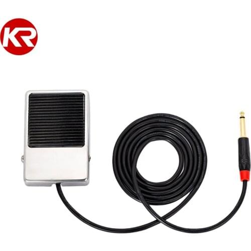 Professional Stainless Steel Tattoo Foot Pedal Switch For Machine Gun Power Supply