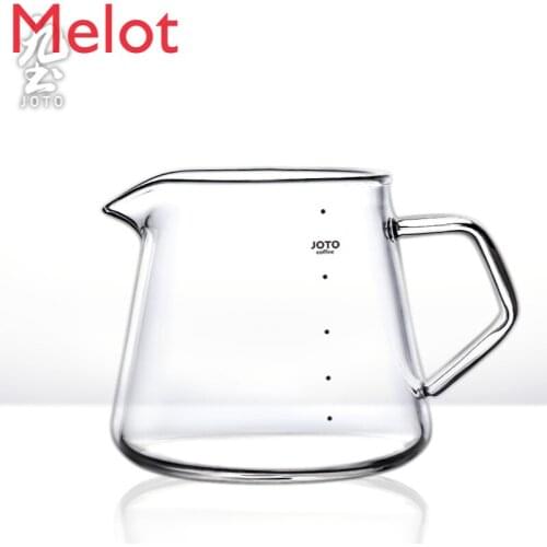 Hand Punch Glass Pot Solid Wooden Frame Coffee Filter Cup Hand Wash Pot Thickening Filtration Coffee Pot Filter Cup Fair Cup