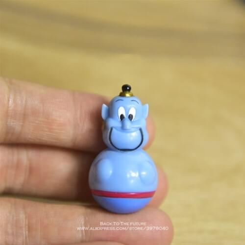 Disney Aladdin magic lamp tumbler 3.5cm Action Figure Anime Mini doll Decoration PVC Collection Figurine Toys model for children