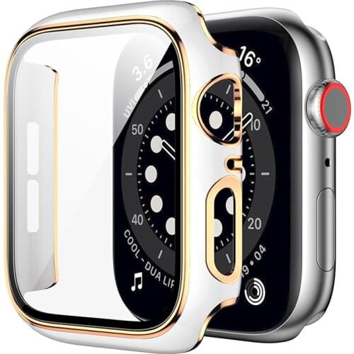 Screen Protector For Apple Watch SE Case Series 6 5 4 44mm 40mm With Tempered Glass Cover For iWatch Applewatch 3 2 1 42mm 38mm