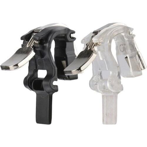 100 Pair Smart Phone Mobile Gaming Trigger for PUBG Mobile Game Fire Button Aim Key L1R1 Shooter Controller DHL