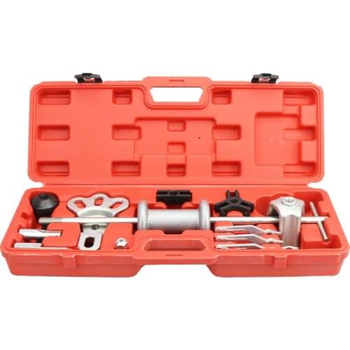 16PC Slide Hammer Puller Set/Heavy Duty Steel Slide Hammer Pilot Bearing Removal Tool Set