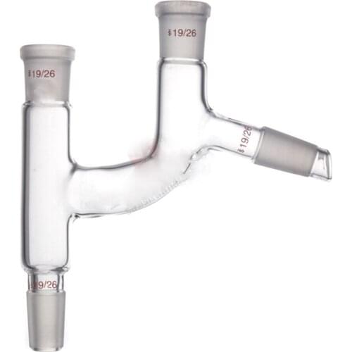 19/26,Four Way Claisen distillation connecting Glass adapter,Lab Glassware