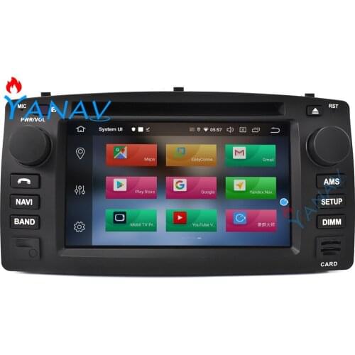 2 Din Car radio audio android stereo receiver For Toyota Corolla EX 2001 2002-2006 touch screen car multimedia video DVD player