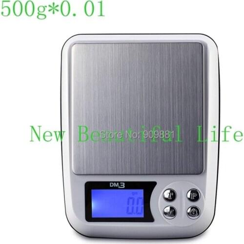 500g 0.01g LCD Table Jewellery Scale Digital Precise Electronic Postal Balance Weight Household Kitchen Scales Hot Selling