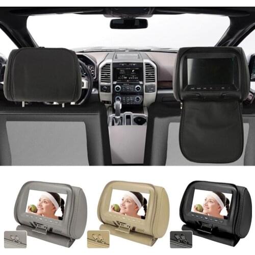 55% Hot Sales!!! Universal 7 Inch Car Headrest Monitor Rear Seat Entertainment Multimedias Player