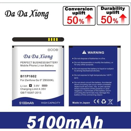 5000mAh B11P1602 Battery for ASUS Zenfone Go 5" ZB500KL X00AD X00ADC X00ADA Phone battery + free shipping