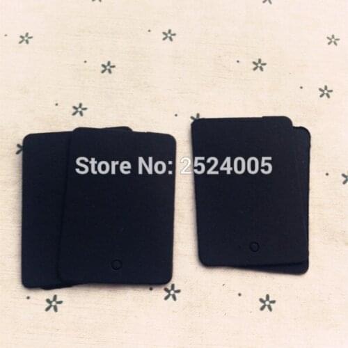 Free shipping in stock 3.5x5cm blank tag/350gsm black matt cardboard paper tags/paper card hang label