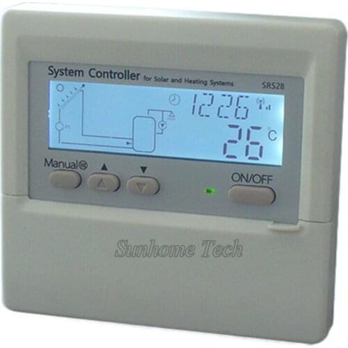 Wireless Solar Water Heater Controller SR528,3Sensor Input,4outputs,600m communication distance Free ISM