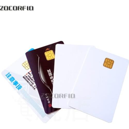 Blank PVC SLE-4442 IC card/ISO7816-3 SiM Contact IC card / SLE4428 smart card