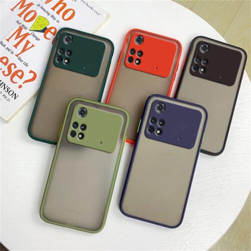 For Cover Poco F3 Case For Xiaomi Poco F3 Capas Shockproof Phone Bumper Matte Shockproof Translucent Case For Poco F3 Case 6.67"