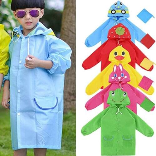 Children Cartoon Animal Waterproof Kids Raincoat Jacket breathable Poncho Boys Girls Outdoor Camping hiking walking Tools