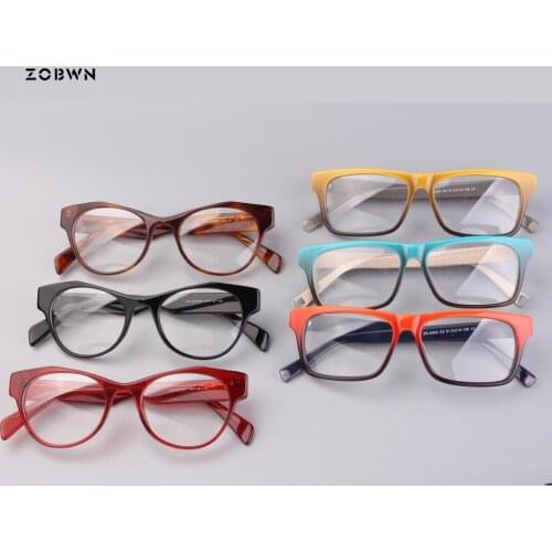 Gradient Optical Glasses Women Female Retro Filmed Eyeglasses lady Frame for prescription Fashion Eyewear Frames Mix wholesale