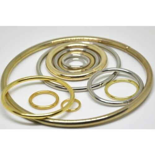 Metal Round Ring Circle Buckle For Diy Belt Strap Accessories Clothing Shoes Handmade Bag 10/12/15/20/25/30/40/50/70/90mm