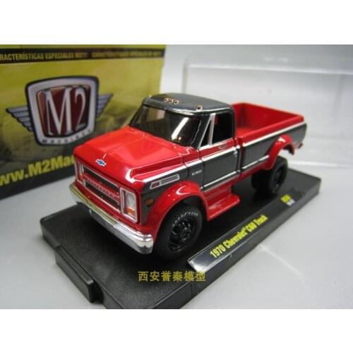 M2 1:64 1970 CHEVROLET C60 TRUCK alloy model Car Diecast Metal Toys Birthday Gift For Kids Boy