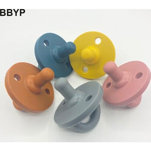 Soft Silicone Soft Baby Pacifier Infant Baby Teether Toys Free Silicone Food Grade Silicone Baby Pacifier Chain Pendant