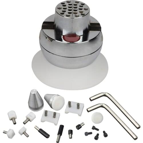 2kg Metal Engraving Block Ball Vise Set Attachment Tools Kit Jewelry Making