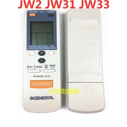 General Air Conditioning remote control AR-JW33 JW31 JW2 AR-JW19 AR-BB1 BB9 AR-DB3 DB4