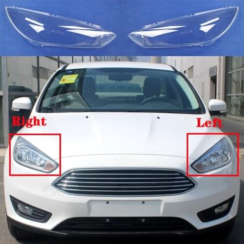 For Ford Focus 2015-2017 Transparent Lampshades Lamp Shell Front Car Lens Headlight Headlamps Headlights Covere