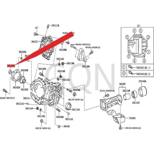Oil seal (for transfer case right bearing retainer) 1997-Toy ota CAL DIN AHI GHL AND ERK LUG ERL front axle oil seal