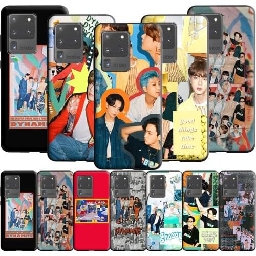 Dynamite Kpop Silicone Case for Samsung Galaxy Note 20 10 9 8 S20 Fe S10 S10E S9 S8 Plus Ultra Lite S7 Edge