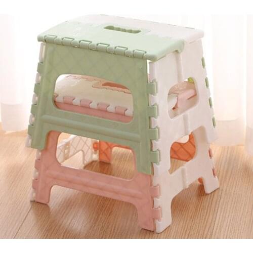 Folding Stool Home Folding Chair Portable Outdoor Travel Simple Kitchen Seat Creative Kindergarten Small Bench Garden Stool