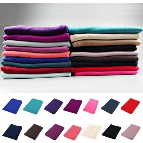 Slip on Jersey Scarf Hijab Stretchy Shawl Ready to Wear Head Wrap Muslim Headscarf For Women Shawl Stole Khimar Veil Full Cover