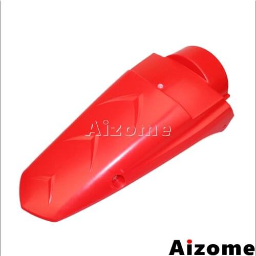 Universal Motorcycle Red Rear Fender Mud Guard Motocross Rear Mudguard For Honda XR CRF Enduro Rear Mud Guard