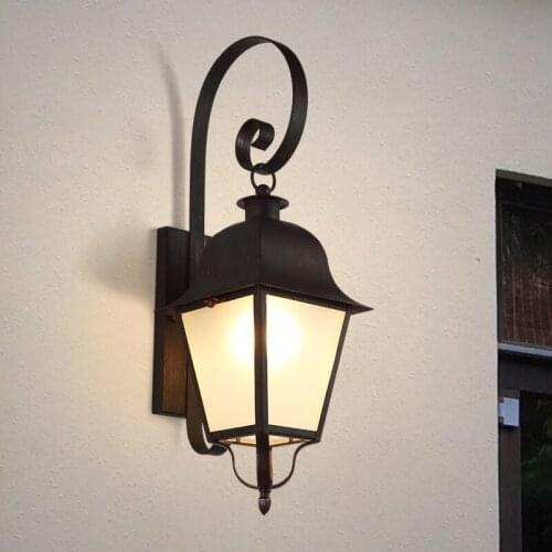 Waterproof Outdoor Wall Lamp Villa Corridor Vintage Wall Sconce Courtyard Bracket Light High Quality Lighting Fixtures