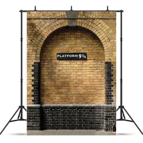 ZHISUXI Vinyl Custom Photography Backdrops Wall 9 3/4 Station Kings Cross Railway Photo Studio Background YS-01
