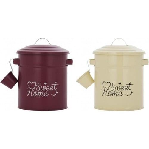 Nilşah 2 Pcs Multi-Purpose Storage Bucket Cream Purple