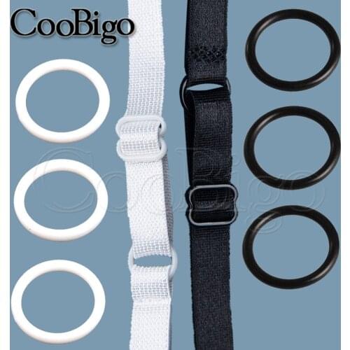 20pcs Plastic O Ring Lingerie Round Bra Buckle 13mm for DIY Craft Apparel Clothes Sewing Supplies Accessories