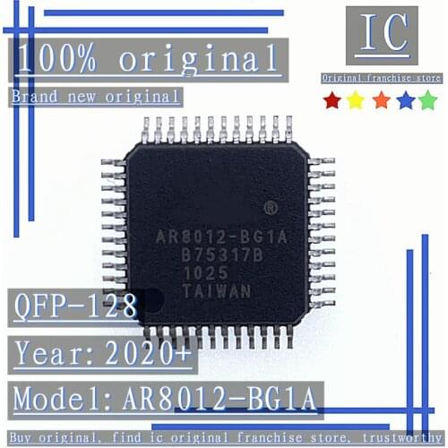 2020+ 100% Brand new original 5PCS-50PCS AR8012-BG1A QFP-128 NIC chip