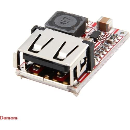 2021 New DC-DC Buck Step Down Module 6-24V 12V/24V to 5V 3A USB Charger Module Fr Arduino Damom