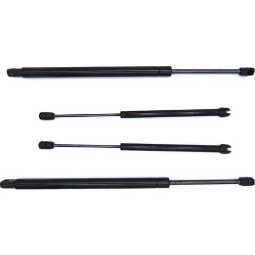 4pcs Rear Window +Tailgate Boot Gas Struts Support Vieruodis For Nissan Pathfinder R51 2005 2006 2007 2008 2009 2010 2011 2012