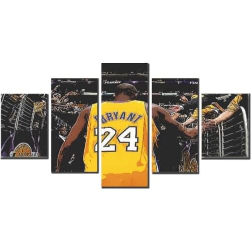 5 Pictures Michael Jordan Canvas Poster and Prints Modular Painting on Wall Picture Art Wall Art Canvas Decor