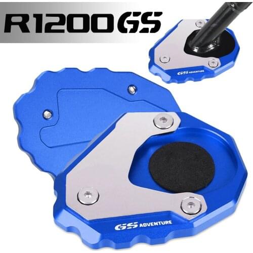 For BMW R1200GS LC R1200GS Rallye R1200 GS LC ADV. R1250GS Motorcycle Kickstand Extension Foot Side Stand Enlarger Plate Pad