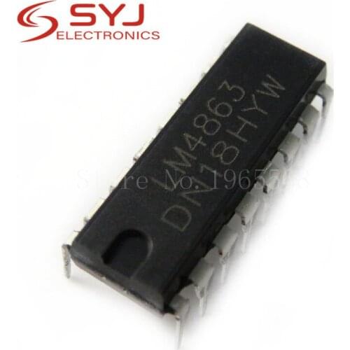 10pcs/lot LM4863D LM4863N LM4863P LM4863 DIP16 Two-way audio amplifier IC In Stock