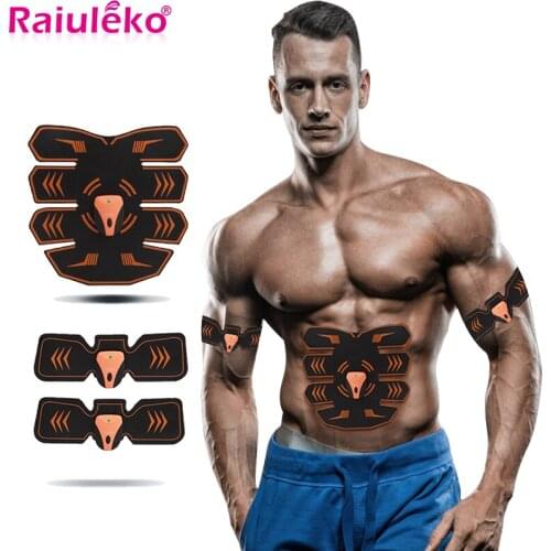 EMS Slimming Massager Smart Fitness Abdominal Training Wireless Muscle Stimulator Trainer Electric Weight Loss Stickers Body