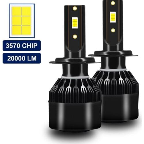 H4 LED H7 LED H1 H8 H9 H11 9005 9006 9012 Car Headlight 60W 20000LM LED Bulb Auto Fog Lamp Car Light Bulbs Automobiles 6000K 12V