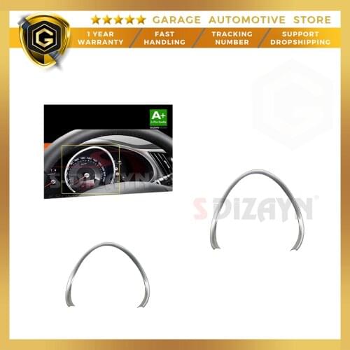For Kia Sportage Stainless Steel Chrome Dial Frame 2010-2014