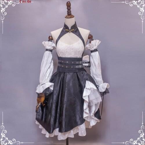 Hot Mobile Game Azur Lane Ayanami Cosplay Costume Fashion Formal Dress Full Set Carnival Party Role Play Clothing Custom-Make