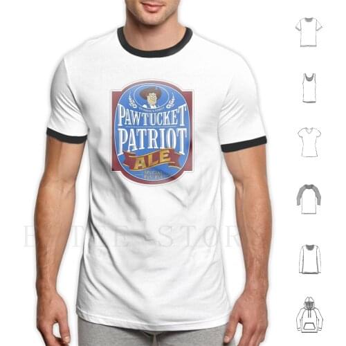 Pawtucket Patriot Ale T Shirt Diy Big Size 100% Cotton Beer Pawtucket Patriot Quahog The Drunken Clam