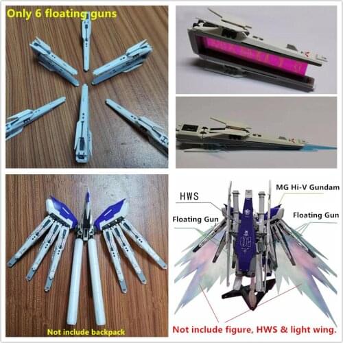 Floating gun Fin Funnel modified part for Bandai 1/100 MG RX-93-ν2 Hi-V Gundam ver.ka D040