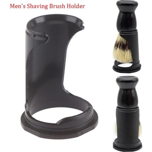 Professional Black Acrylic Shaving Brush Holder Support Mens Shaving Brush Beard Brush Shaving Tool Dropshipping