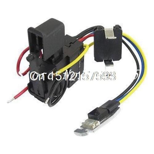 Electric Drill Wired Speed Control Switch 12A DC 24V for Hitachi DS7DF
