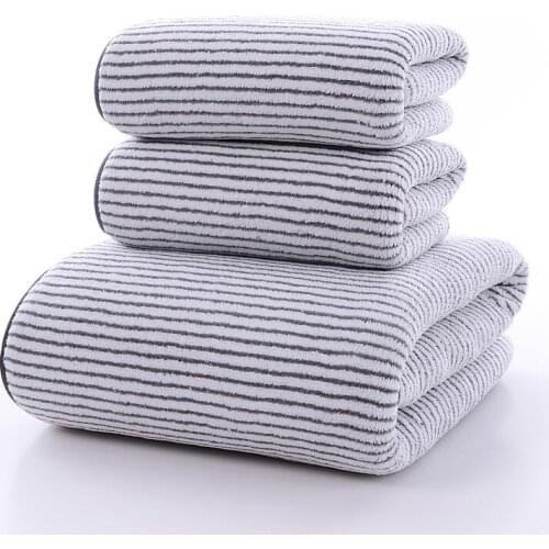 Drop Shipping Coral Velvet Bath Towel And Hand Face Towels For Adult Soft Absorbent Household Bathroom Towel Sets 3pcs/set