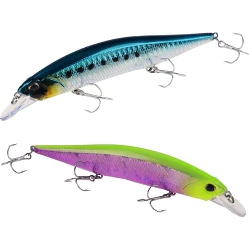 Minnow Fishing Lure 13.5cm 17.5g Floating Artificial Hard Bait Bass Wobblers Lures Crankbait Pike Treble Hooks tackle